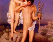 查尔斯 格莱尔 : Daphne and Chloe Returning from the Mountain